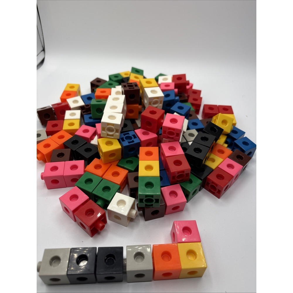 150 + Piece Lot Lego Linking Cubes Pre-owned